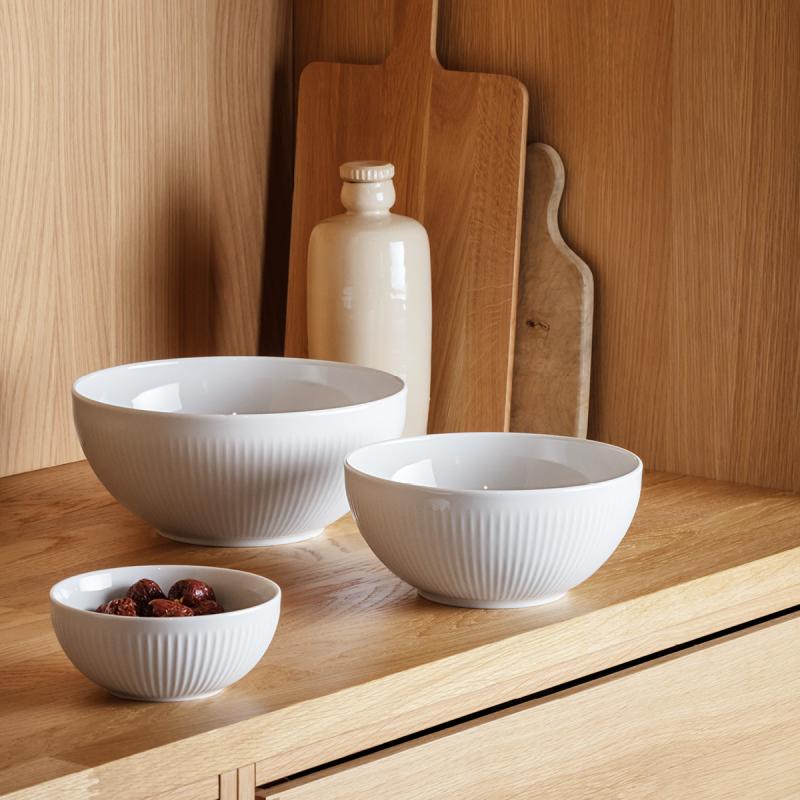Porcelánová zapékací mísa Eva Trio Legio Nova, 24 × 16,5 cm, bílý porcelán – dánské stolování Eva Trio Legio Nova